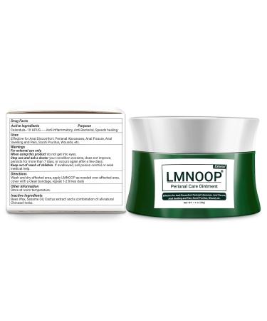 LMNOOP Perianal Care Cream - Fast Healing Treatment for Anus Fissure, Abscess, Ulcer, Infection, Postpartum & Anal Fistula Surgery - 1.1 Ounce (Pack of 1) - Buy Online on GoSupps.com