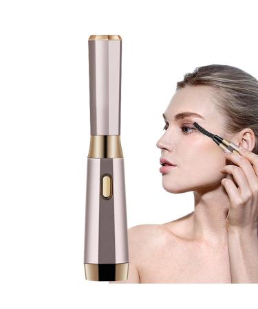 Wpsagek Electric Heated Eyelash Curlers USB Rechargeable Electric Eyelash Curler Quick Heating Natural Eyelashes Curler Long Lasting Makeup Pink