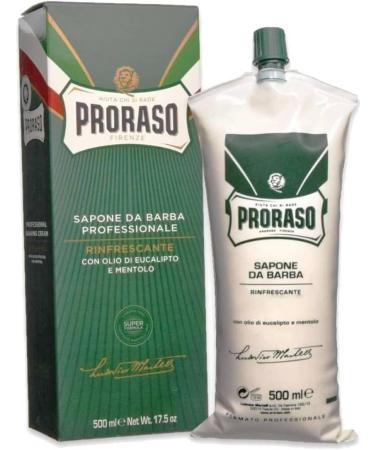 Proraso Lot de 3 tubes de savon raser l'huile d'eucalyptus et menthol 500 ml - Buy Online on GoSupps.com