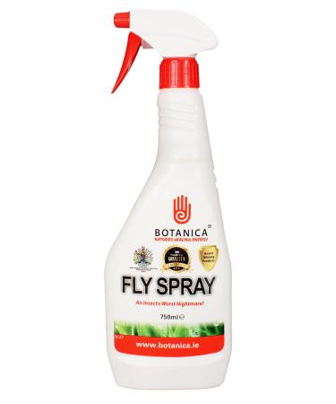 Botanica Fly Repellent Spray 750ml | All Natural Spray Formulated to Protect All Animals | Plant Based | an Insects Worst Nightmare! | Free from Toxins/Chemicals
