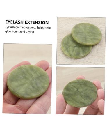 FOMIYES 6pcs Eyelash Tools - Jade Stones & Extension Palette for Lash Extensions | Premium Eyelash Accessories & Natural Ore Glue - Buy Online on GoSupps.com