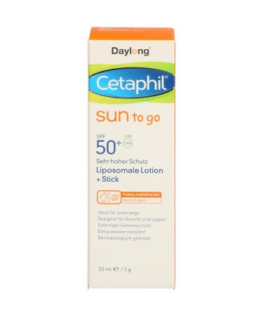 Cetaphil Daylong Sun to go liposomale Lotion + Stick SPF 50+ 20 ml Solution