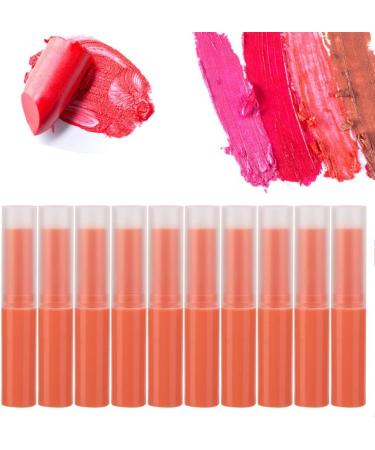 Colorful Lip Balm Tubes Easy to Dispense Perfect for Filling with Lipstick Lip Gloss Easy Operation Meet Different Demands (06# lipstick tube orange ) - Buy Online on GoSupps.com