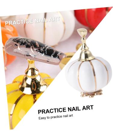 minkissy Nail Art Practice Holder Acrylic Nail Diy Nail Art Display Stand Nail Tips Stand Holders Fake Nail Display Magnetic Nail Kickstand Nail Stand Holder White Lip Gloss Earth Tones 5.4x3.5cm White - Buy Online on GoSupps.com