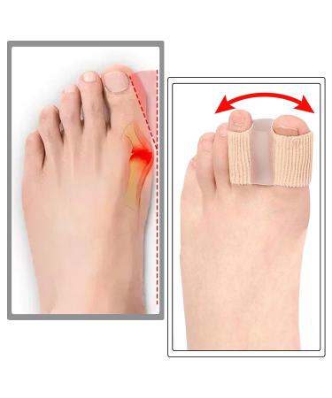 4 Piece Silicone Toe Spreader & Separator for Hallux Valgus Correction | Perfect Toe Spacing & Comfort - Buy Online on GoSupps.com