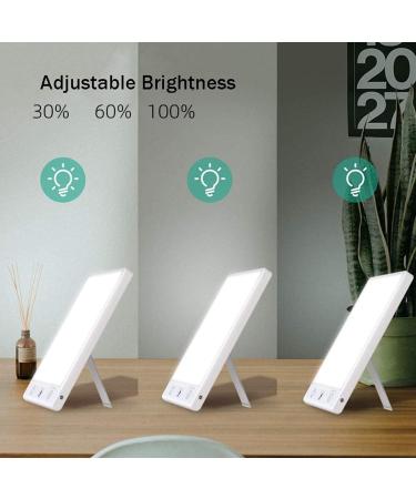 Light Therapy Lamp UV-Free 10000 Lux Timer Function Adjustable Brightness Cool White & Warm Light 90 Rotatable Stand - Buy Online on GoSupps.com