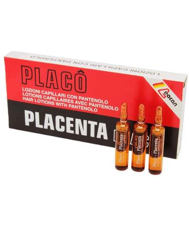 Hair loss Placenta Placo for intensive hair treatment (24 vials of 10.4 ml each) - Buy Online on GoSupps.com
