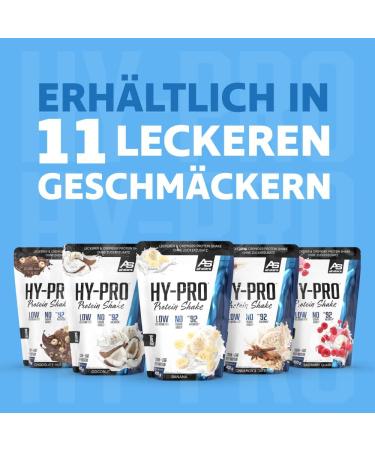All Stars Hy-Pro Raspberry Quark Protein Shake 400g - 20g Protein No Sugar Vitamins | High-Quality Multi-Component Protein Powder - Buy Online on GoSupps.com