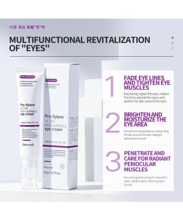 Korea Active Anti-Wrinkle Eye Cream - Anti-Aging Remove Dark Circles & Repair Eye Skin - 20g - Buy Online on GoSupps.com