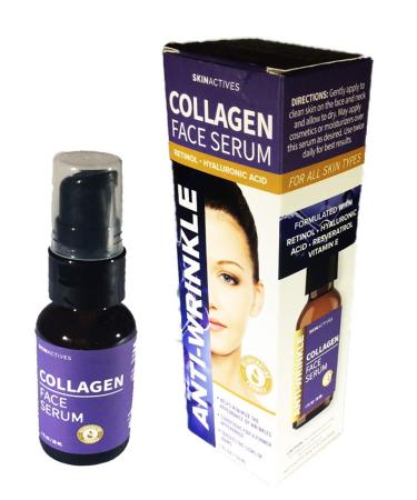 Buy Anti-Wrinkle Collagen Face Serum 1 fl oz - Best International Shipping for Youthful Skin - Buy Online on GoSupps.com