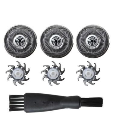Men's Electric Shaver Replacement Head Blades Compatible with SweetLF Electric Razor SWS7105 with Cleaning Brush Shaver Head Blades
