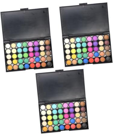 FRCOLOR 3pcs 40 Combination Cosmetic Makeup Colors Shadow Pallet Eye 1 count (Pack of 1) As Shownx3pcs - Buy Online on GoSupps.com