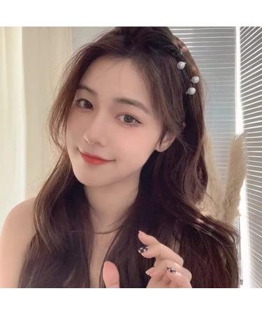 20 PCS Mini Pearl Hair Clips - Fashion Claw Barrettes for Women and Girls | Korean Hair Accessories for Brides - Hair Decorations - Buy Online on GoSupps.com