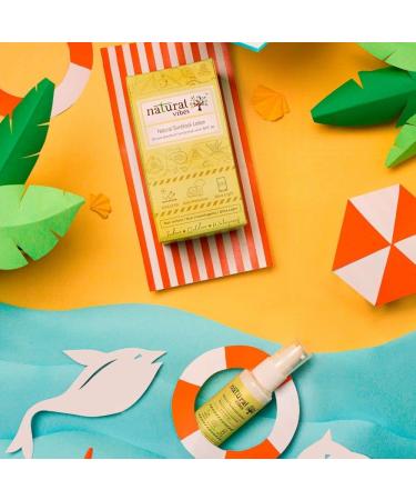 Natural Vibes Sunscreen Lotion SPF 30+ | Indoor & Outdoor Protection | Water Resistant | Anti-Pollution Formula | No White Cast | 30ml - Buy Online on GoSupps.com