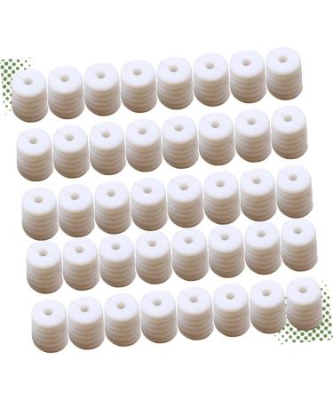 250 Pieces White Ear Hook Butt Connectors for Masks - Durable 1x0.6CM | International Shipping Available - Buy Online on GoSupps.com