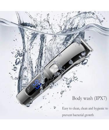 6-in-1 Hair Clippers & Facial Grooming Set - Waterproof Electric Shaver Trimmer for Men Beard & Ear/Nose Hair Grooming - Buy Online on GoSupps.com