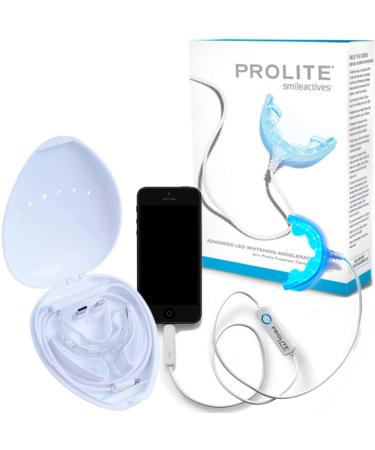 Smileactives Teeth Whitening Products- Prolite LED Teeth Whitening Kit at Home Accelerated Teeth Whitener Kit for White Teeth