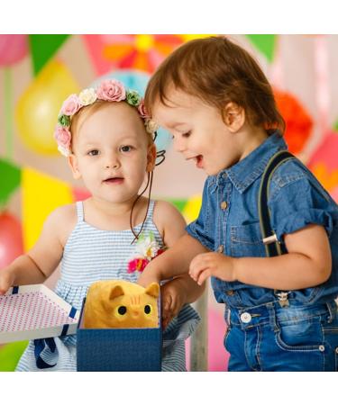 Sweet Square Cat Toys | Cuddly Plush Dolls & Cushions | Kawaii Kitten Soft Cotton Pillow Decorations - Buy Online on GoSupps.com