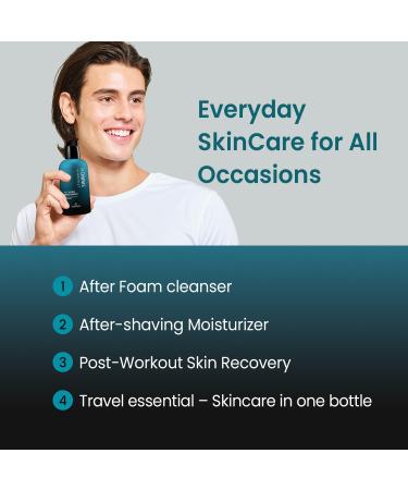  Valentine's Day Gift HOMME INNOFECT All-in-One Skincare Duo for Men | Foaming Face Wash & All-in-One Moisturizer (Toner + Serum + Aftershave Balm) | Korean Skin Care for Sensitive Skin - Buy Online on GoSupps.com