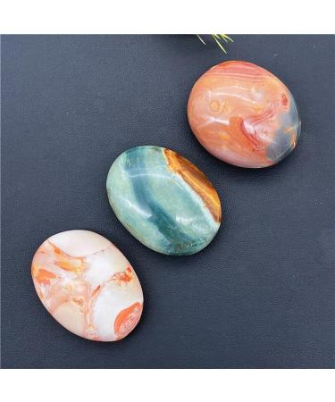 Natural Crystal Rough 1pc Natural Polychrome Jasper Ocean Stone Palmstone Hand Play Stone Polished Decorative Collection Stones and Crystals - Buy Online on GoSupps.com