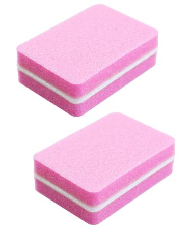 Mini Nail Buffer Blocks 100/180 Grit Portable Double Side Square Sponge Nail File for Nail Arts