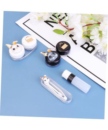 Buy Homsfou Contact Lens Case & Accessories Kit - Portable Holder for Eye Contacts & Glasses - Ideal for Travel & Care - Buy Online on GoSupps.com