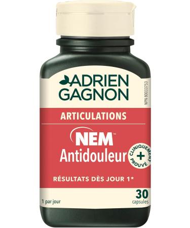 Adrien Gagnon - NEM Pain Relief for Joint Health Support and Muscle Pain Relief 30 Count - Buy Online on GoSupps.com