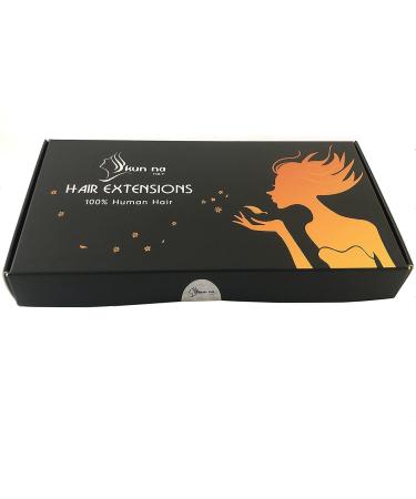Premium Real Hair Extensions - 100 Strands Micropoint 0.5g each 35.6 cm Jet Black Brazilian Remy Hair - Buy Online on GoSupps.com
