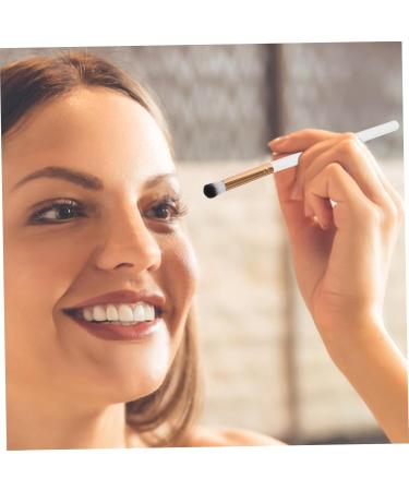 HAPINARY 10pcs Makeup Brush Precision Eyeshadow Brush Makeup Eyeshadow Brush White Wooden Handle - Buy Online on GoSupps.com
