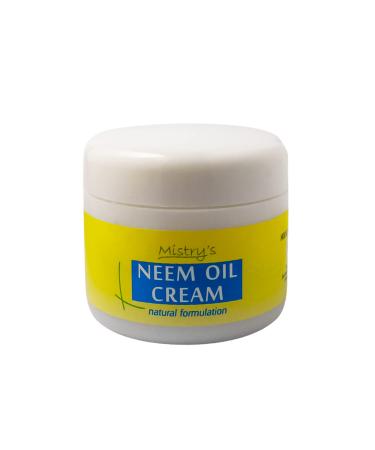 Mistry's Potenised Neem Oil Cream 50g - Herbal Body Cream & Moisturiser Gentle & Moisturising for Allergy Prone Itchy Sensitive Skin - Additive Free Vegan