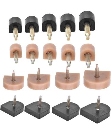 10 Pairs Replacement Peaks for High Heels | U-Shape TPU Tips for Hahnkappen Kits | Durable Heel Nail Cushions in Black & Beige - Buy Online on GoSupps.com
