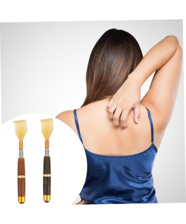 Minkissy 4-Piece Telescopic Back Scratchers - Portable Green Resin Claws for Men | Perfect Itching Solution - Buy Online on GoSupps.com