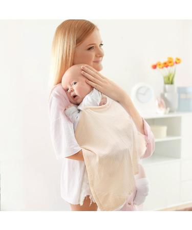 Breathable Cotton Nursing Cover with Adjustable Strap - Beige | Lightweight & Soft Breastfeeding Shawl for Outdoor Use - Buy Online on GoSupps.com