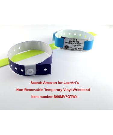 Premium Medical Alert Diabetes Bracelet - Custom Engraving | Personalized Diabetic Jewelry for Safety - Buy Online on GoSupps.com