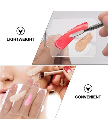 Ipetboom 6 Pcs Acrylic Palette Spatula Set - Professional Makeup Mixing & Scraping Tools for Eyeshadow & Manicure | Stainless Steel 12x8.5cm - Buy Online on GoSupps.com