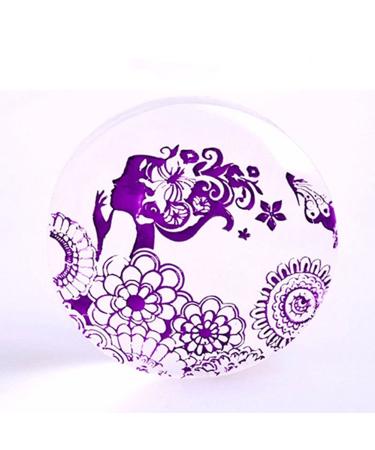 Bodhi2000 Transparent Nail Stamp Set | Silicone DIY Nail Art Stamping Scraper for Perfect Manicure - International Shipping Available - Buy Online on GoSupps.com