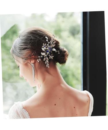 DOITOOL Wedding Hair Accessories for Brides Rhinestone Headpiece Bridal Barrette Womens Barrettes for Hair Crystal Headpiece Bride Headpieces for Wedding Floral Hair The Flowers Miss Comb - Buy Online on GoSupps.com