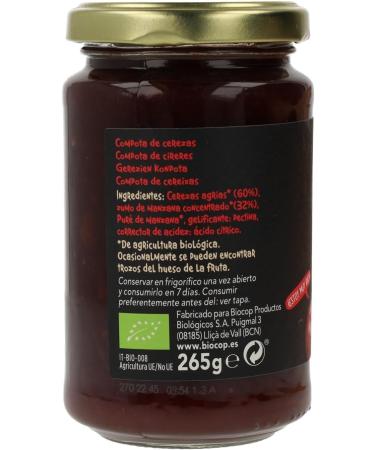  Biocop Organic cherry compote 265g Biocop - Buy Online on GoSupps.com