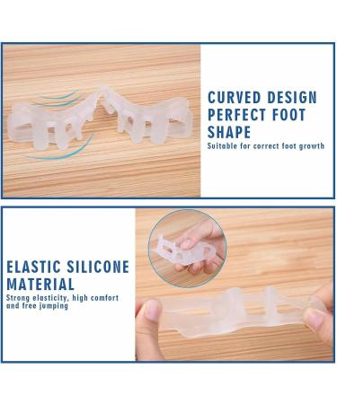 Jimtuze Reusable Silicone Gel Toe Stretcher for Foot Health Care | Ideal for Tennis Shoes, Flats, Heels, and Boots - Buy Online on GoSupps.com