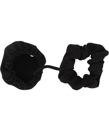 Reusable Black Hair Tie & Beverage Cover - Prevents Spills & Keeps Drinks Protected | Stretchy Water Mug Cap - Buy Online on GoSupps.com