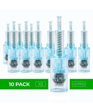 Dr. Pen Ultima X5 Replacement Cartridges - 10 Pack 42 Pins (0.25mm) - Disposable Bayonet Slot Parts - Buy Online on GoSupps.com