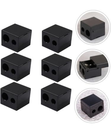 FOMIYES 12 Pcs Pencil Sharpener Eyebrow Sharpener Dispenser Liner Lipstick Pen Stainless Steel Make up Miss Blackx2pcs 3.2x3.2cmx2pcs - Buy Online on GoSupps.com