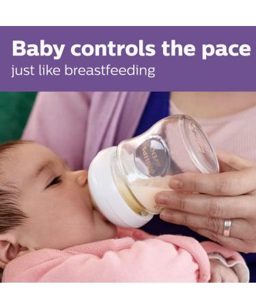 Philips Avent Glass Natural Baby Bottle With Natural Response Nipple 4oz 3 pack SCY910/03 Clear 3 count (Pack of 1) 1-count (Pack of 3) - Buy Online on GoSupps.com
