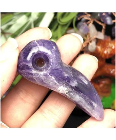 SDWGLD Healing Aura Crystal - Natural Fantasy Amethyst Hand-Carved Beak Craft for Home Decoration | Unique International Shipping - Buy Online on GoSupps.com