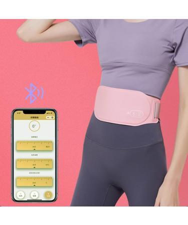 Lukasz Dysmenorrhea Care Heating Vibration Massage Belt | Rechargeable Warm Palace Waist Massager for Menstrual Relief - Buy Online on GoSupps.com