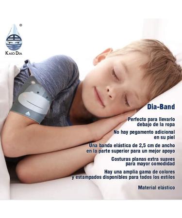 Comfortable Dia Band for Kids | Glucose Sensor Protection Bracelet for Freestyle Libre Medtronic Dexcom & Omnipod | Reusable XL Size (21-23 cm) - Buy Online on GoSupps.com
