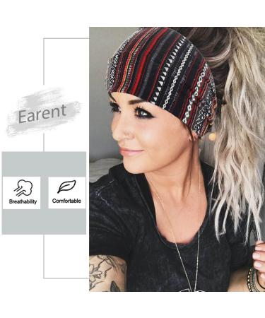 Earent Boho African Headbands - Wide Knot Hair Bands for Women and Girls - Buy Online on GoSupps.com