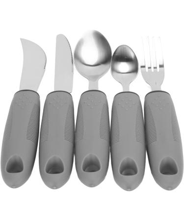 Adaptive Utensils for Tremors & Arthritis - Stainless Steel Cutlery Set for Easier Dining - Buy Online on GoSupps.com