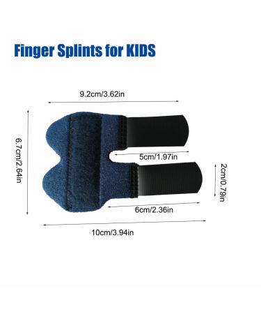 Buy Finger Splints for Kids - Compression Support with Aluminium Pain Relief for Knuckle Immobilization & Straightening Brace - Buy Online on GoSupps.com
