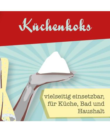 K chenkoks 250 g (sodium hydrogen carbonate) - for kitchen bathroom household - versatile - food grade soda - Buy Online on GoSupps.com